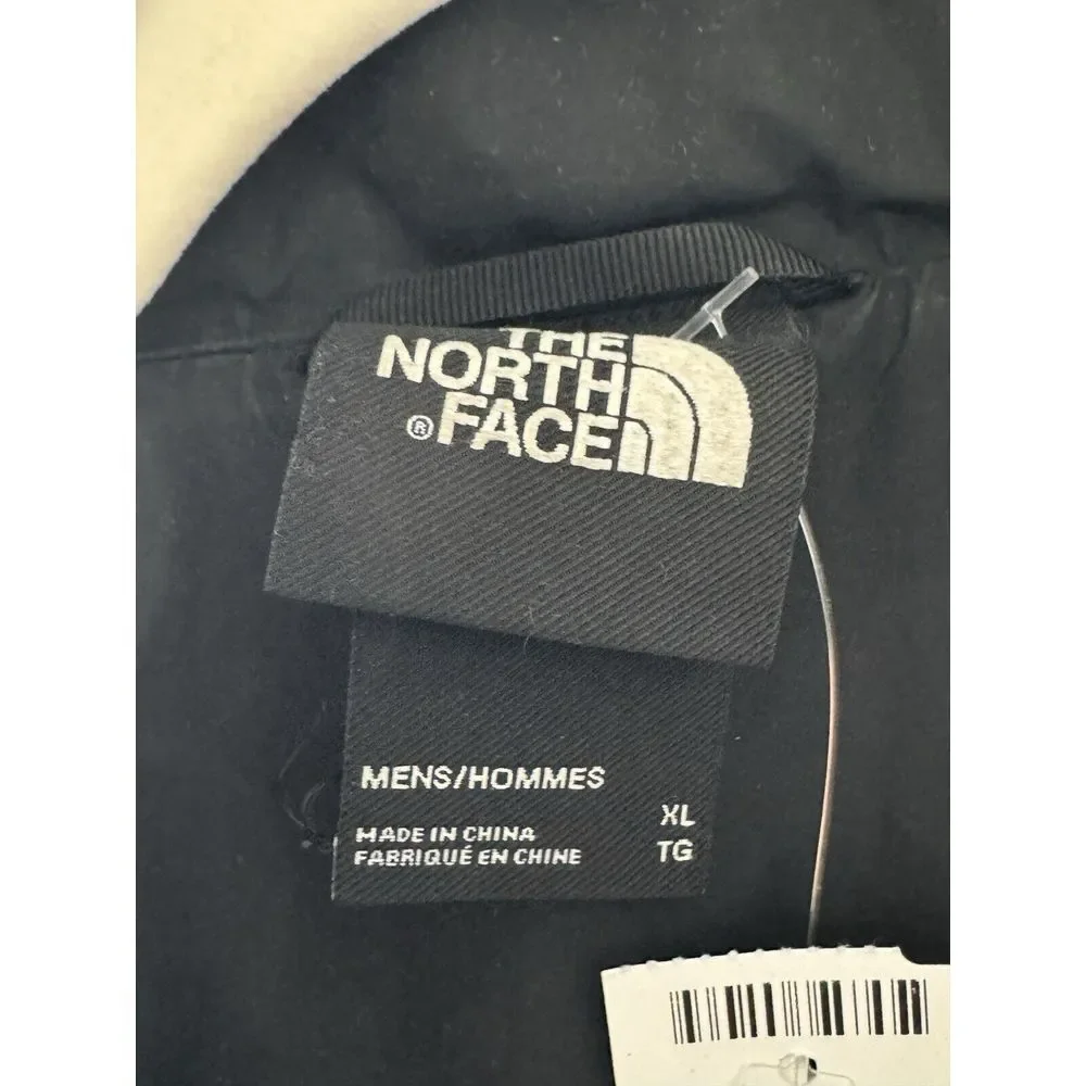 The North Face Long‎ Sleeve Full Zip Jacket Men's Size XL Windbreaker Black Top